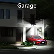 LED Solar Motion Sensor Lights 3 Adjustable Heads Wide Angle Illumination Waterproof Outdoor Sensor Lights Reflector for Garden