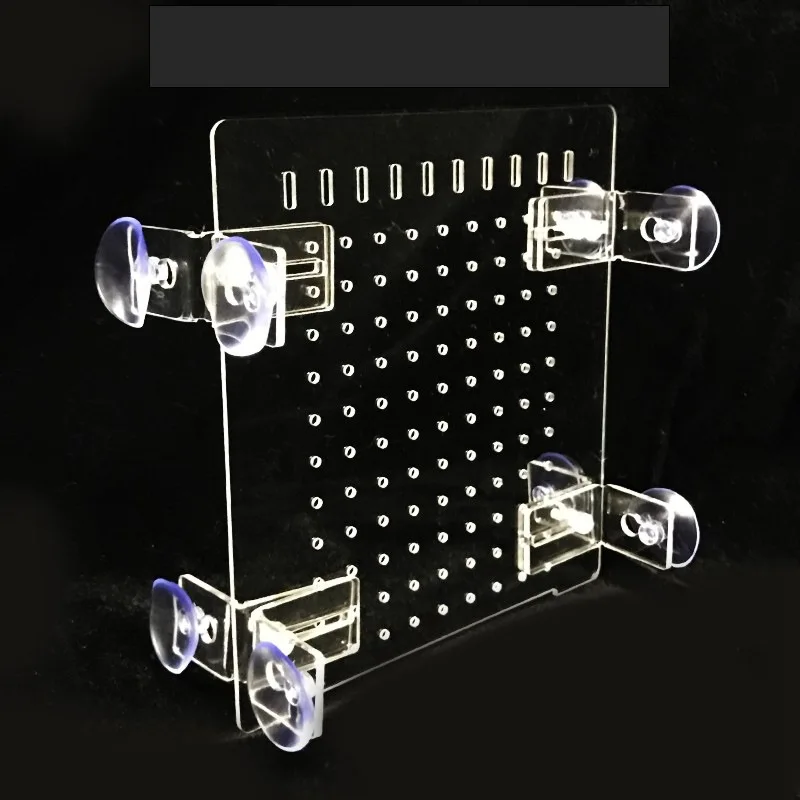 Custom Acrylic Aquarium Fish Tank Clear Plastic Divider Isolation Board Transparent Partition Partition Baffle With Hole