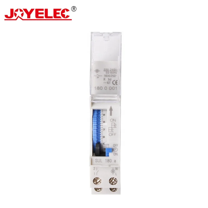 SUL180a 220V 16A Mechanical Staircase Timer Switch With Battery 24 Hour Timer Switch