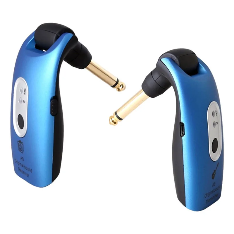 A9 Guitar Pickup Wireless System 2.4GHz Transmitter Receiver for Guitar USB 2.4Ghz Wireless Guitar Pickup Transmission System