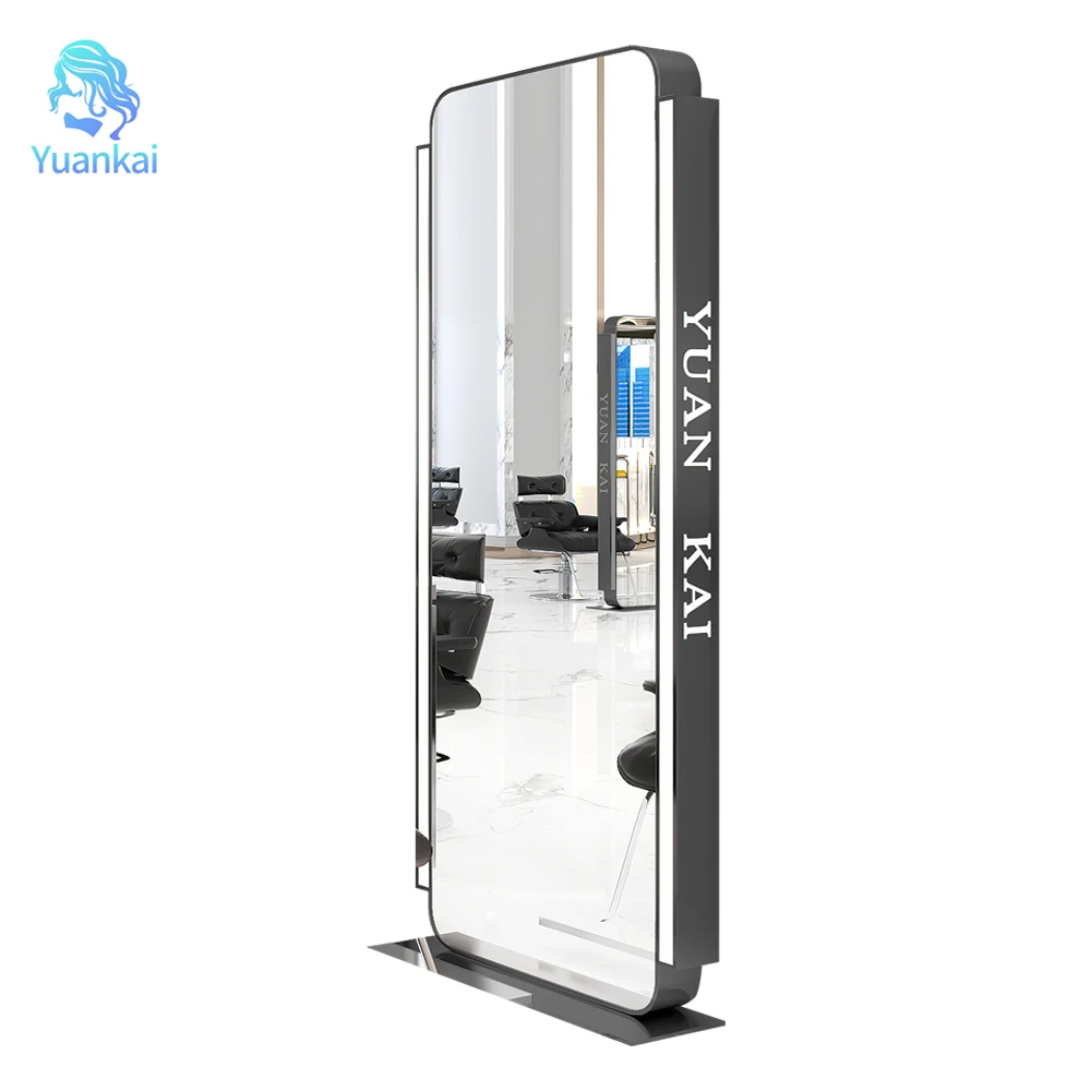 Hot Sale Barber Salon Furniture Mirror Hair Beauty Salon Led Light Mirror Hairdressing Led Lighted Salon Mirror