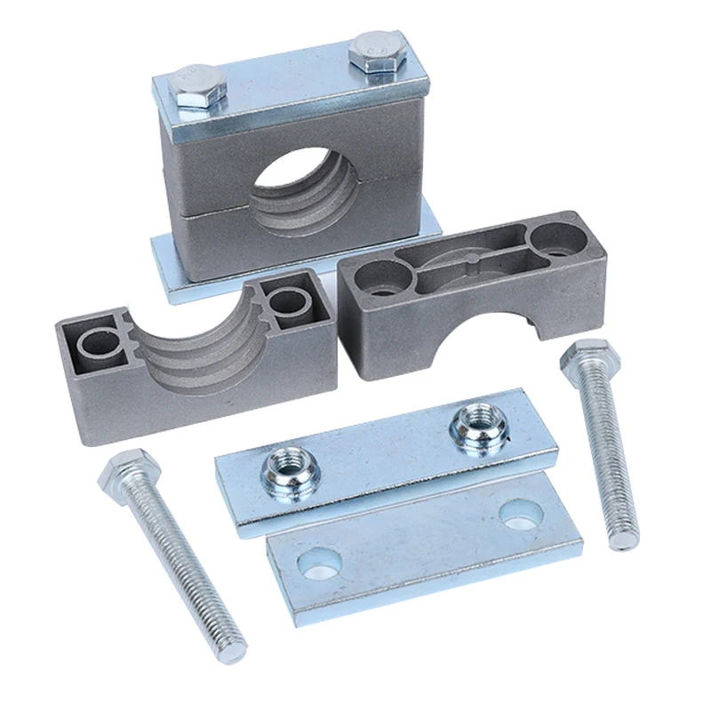 High Precision Lock Clamp Tube Lock Telescopic Aluminium Safety Tube Clamp with heavyweight