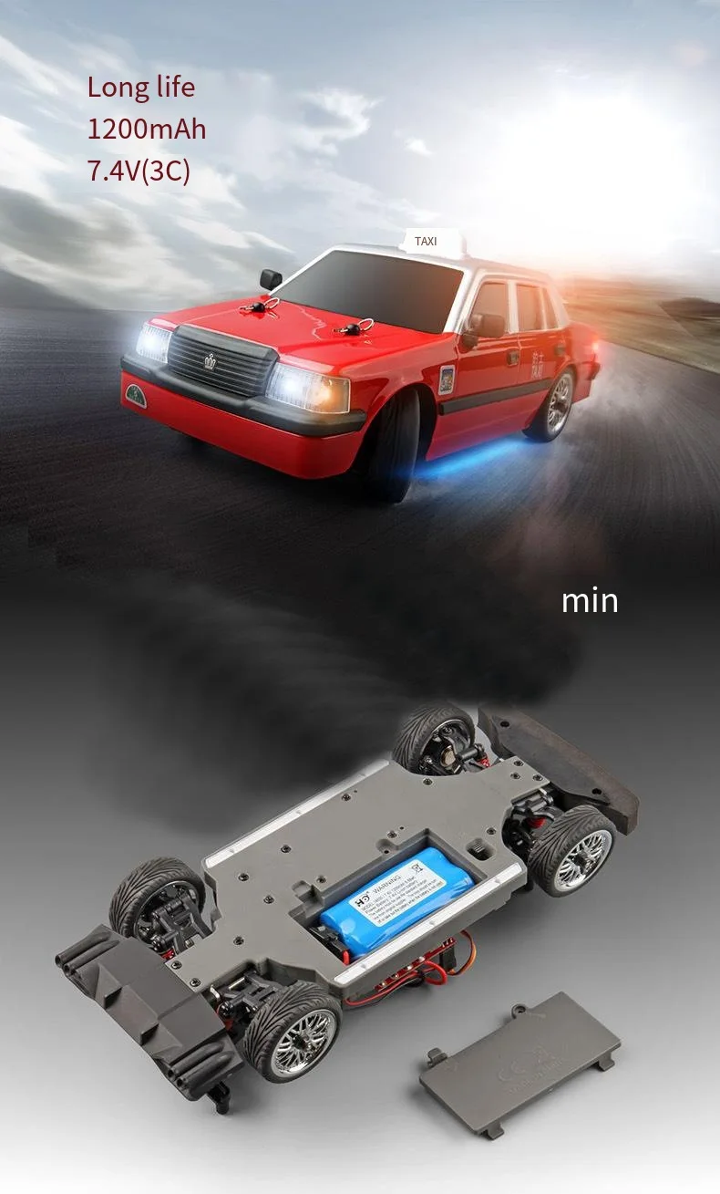 Оригинальная Заводская 1/16 автомобиля MN38 2 4 г 20 км/ч дрейф такси корона модель с дистанционным управлением детские игрушки автомобиль vs MJX 14210