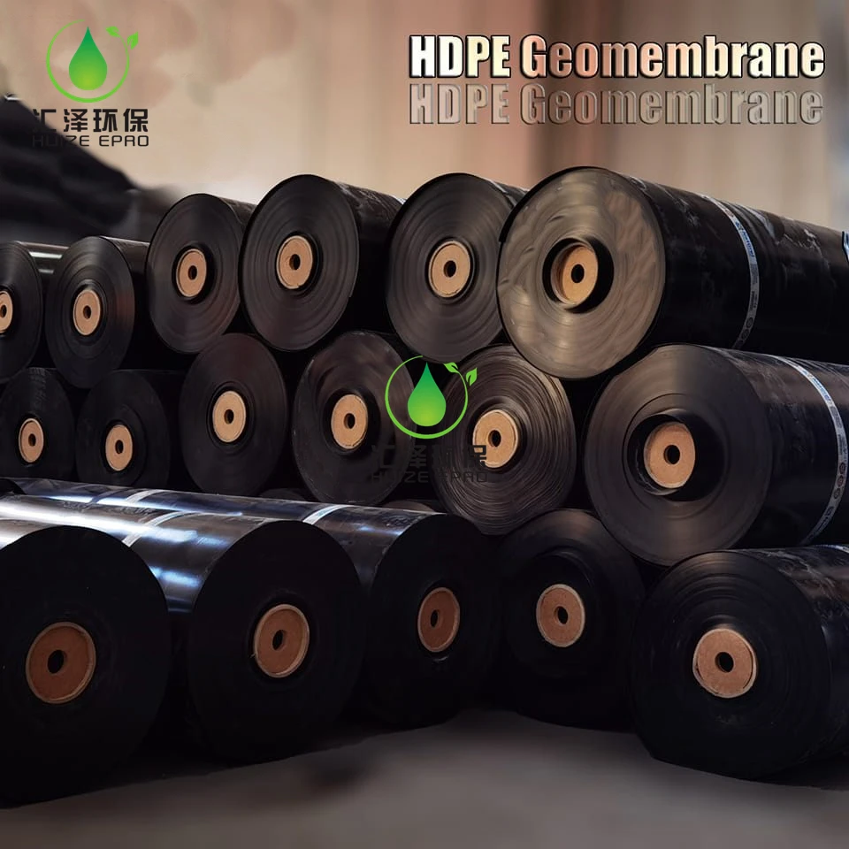 High quality hdpe  geomembrane 15mm thick hdpe  geomembrane 1.2mm 2mm hdpe geomembrane pond lining 3000.0 m2