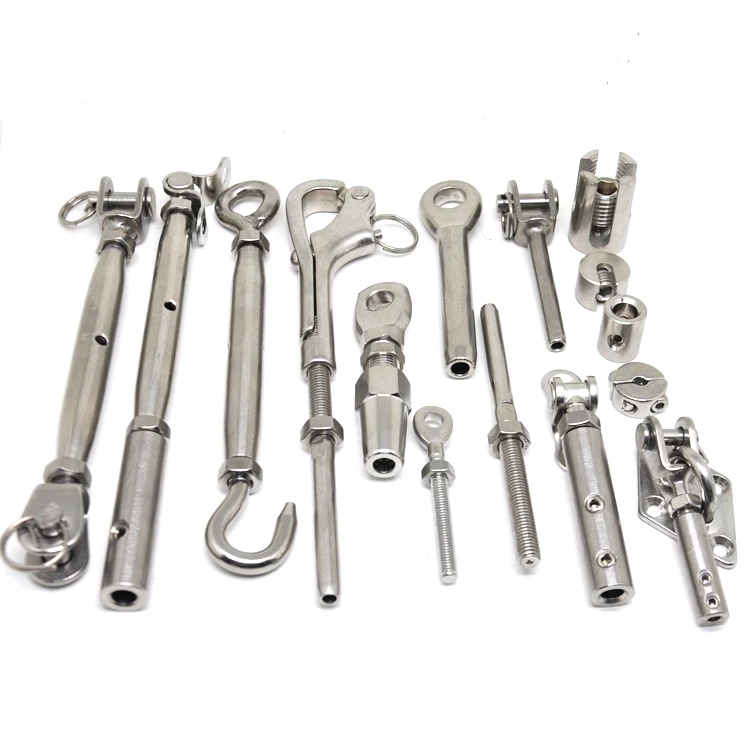 Factory manufacture cable rail end terminal fitting wire rope hardware