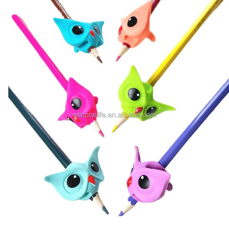 Pencil Grips for Kids Handwriting, Ergonomic Writing Training Aid Correction Silicon Gel Pencil Grip for Children Preschoolers