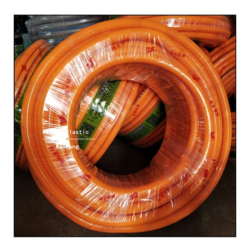 Cheap Price 25/50/100 Meter Professional Green Drinking Safe Fiber Reinforced PVC Garden Hose With Spray Gun