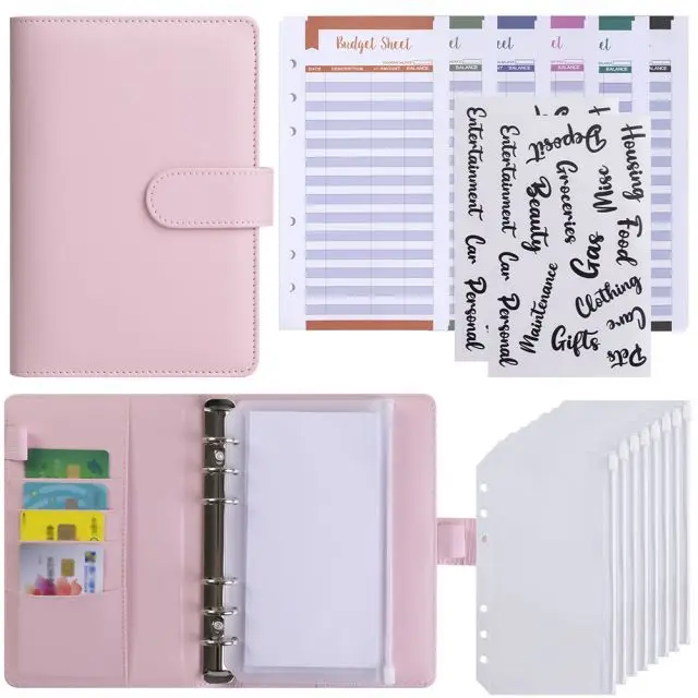 Multiple Customization Options Durable A6 Binder for Staying Organized - Budget Binder with Envelopes