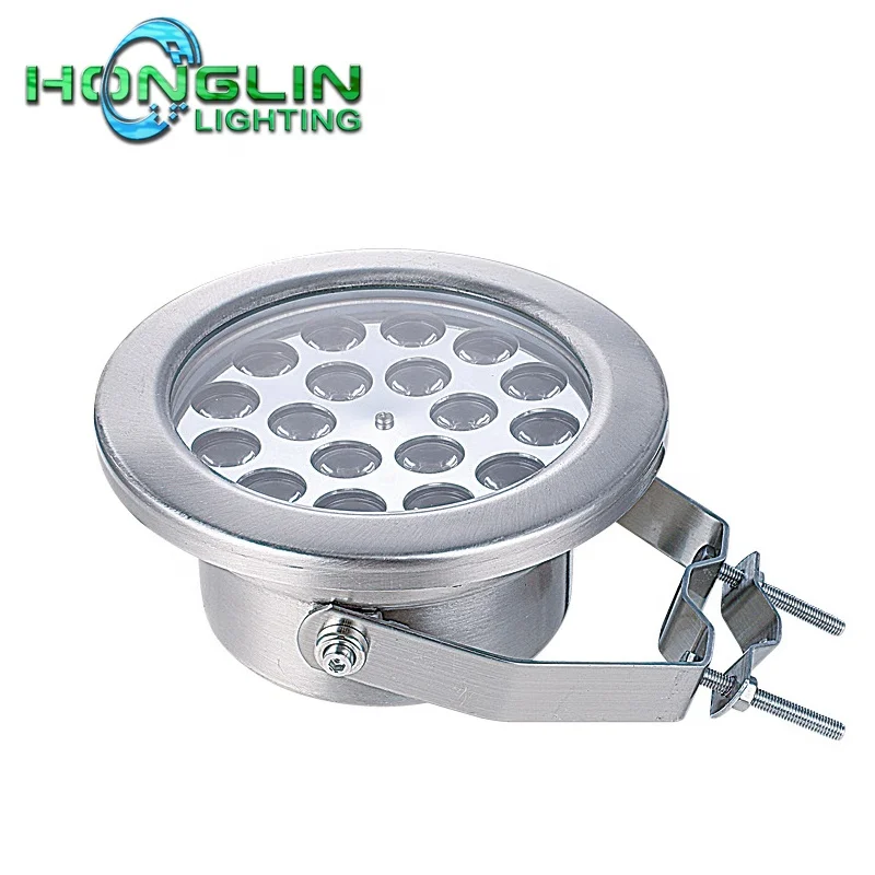 12W RGB LED underwater light boat pool lamp stainless steel housing waterproof IP68