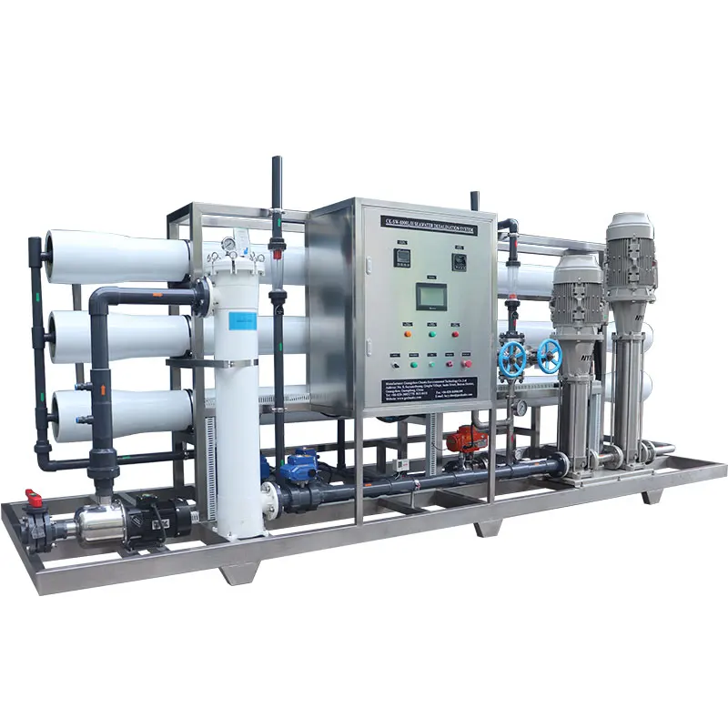 Container Water Purifier system Seawater or underground water reverse osmosis system capacity customize