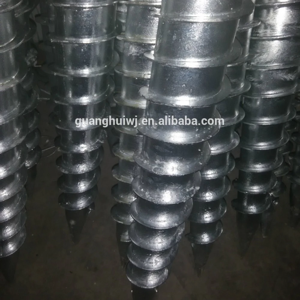 Горячеоцинкованный заземляющий винтовой анкер