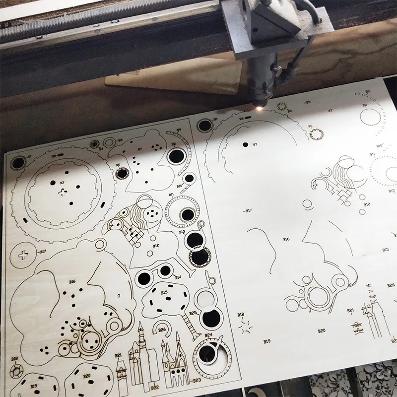 6 Designs Wooden DIY Craft Kit Blank Unfinished Miniature Fairy Garden Door