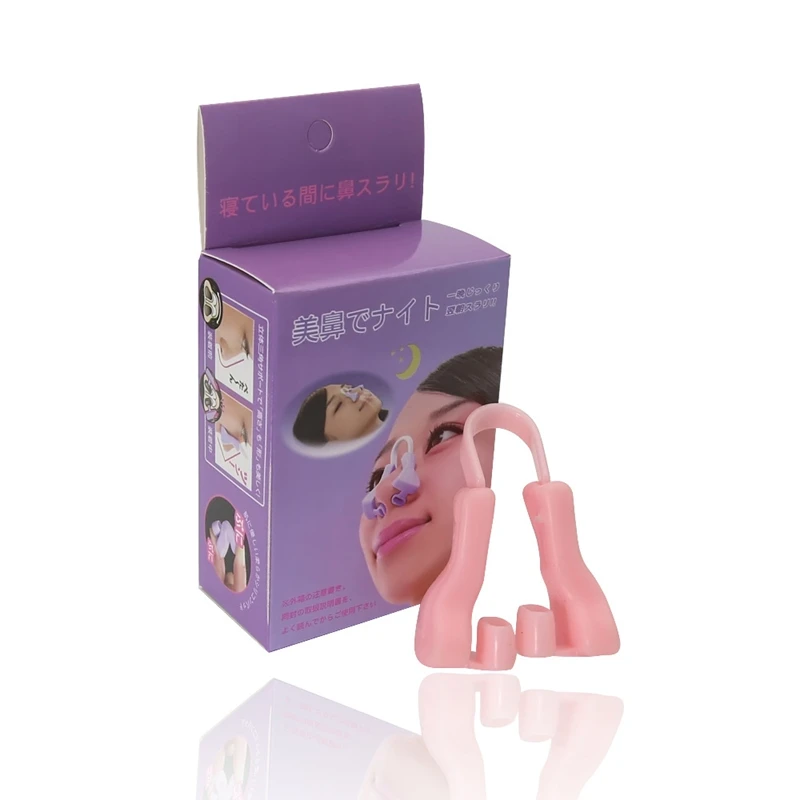 Nose Bridge Straightener Corrector Nose Shaper Clip up Lifting Soft Safety Silicone Rhinoplasty for Wide Crooked Nose Nasal Cli