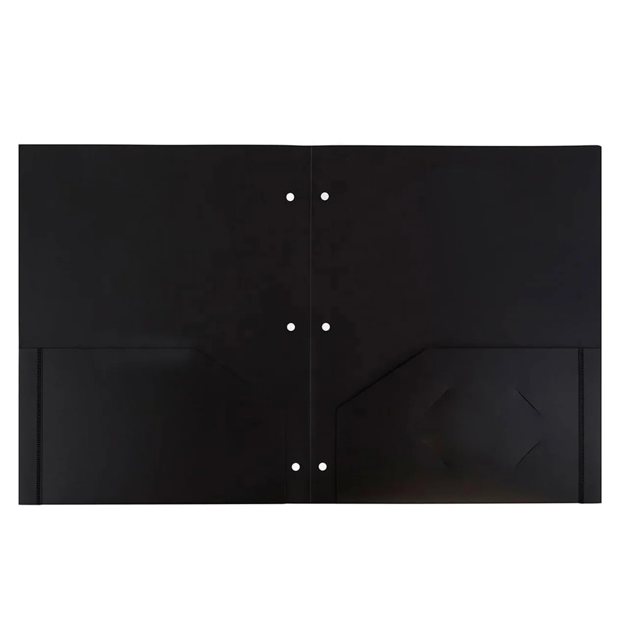 Heavy Duty Burgundy Plastic 2 Pocket Extra Tough School Folders