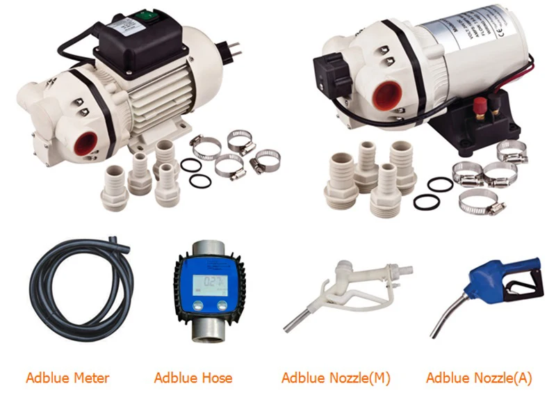 CE Certificate 230V AdBlue transfer pump kit including nozzle meter pump 40L/min