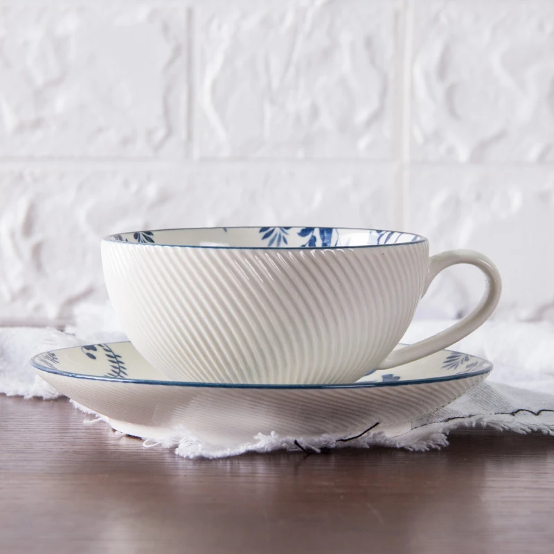 Chaozhou factory cheap price dinnerware low MOQ oval shape blue and white china ceramic porcelain dinner plate dishes bowls