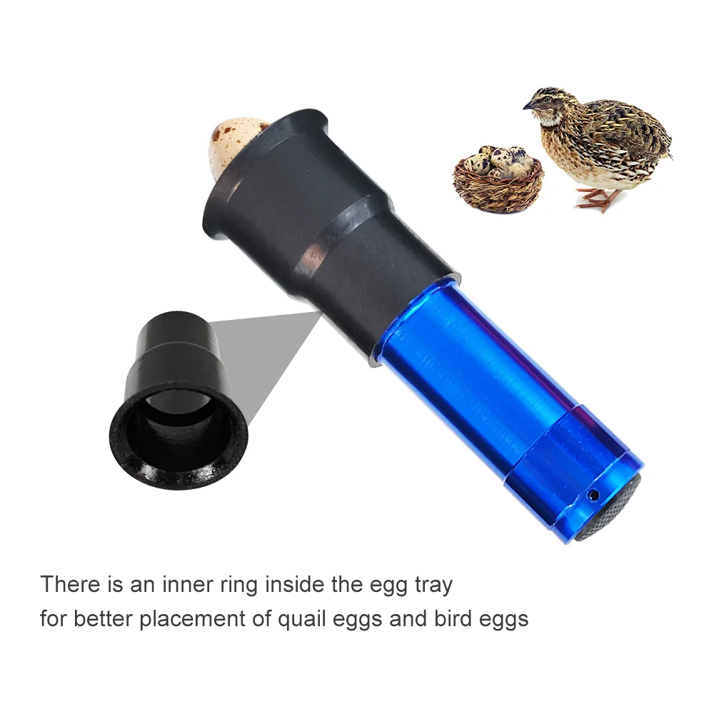 Incubator Egg Tester Candling Lamp LED Light Super Cold Incubation Equipment Chicken Tool Pocket Poultry Egg Lamp Incubator