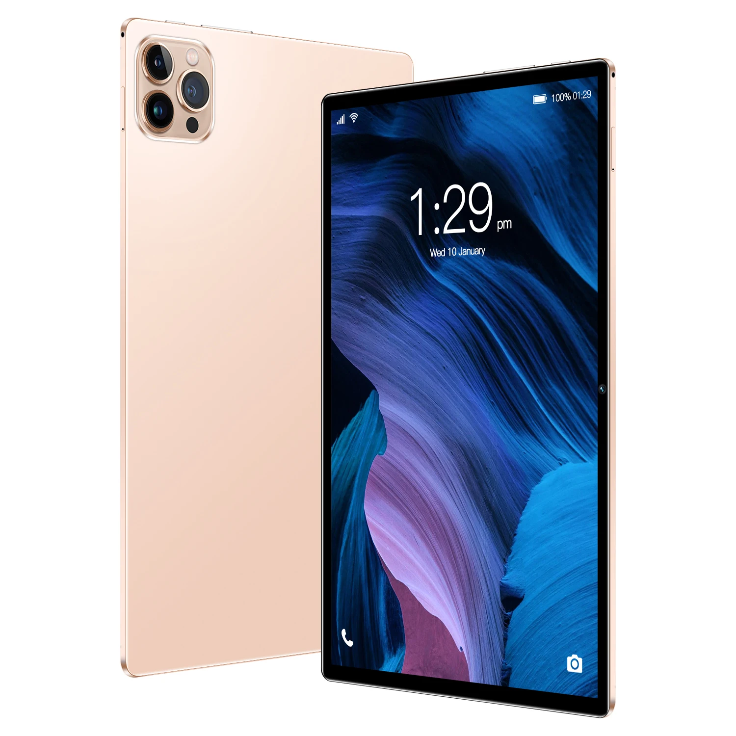 128G Tablet PC Android 12.0 10 Inch Octa Core Dual Sim Card GPS Business Students Education Home Use Children Tablet