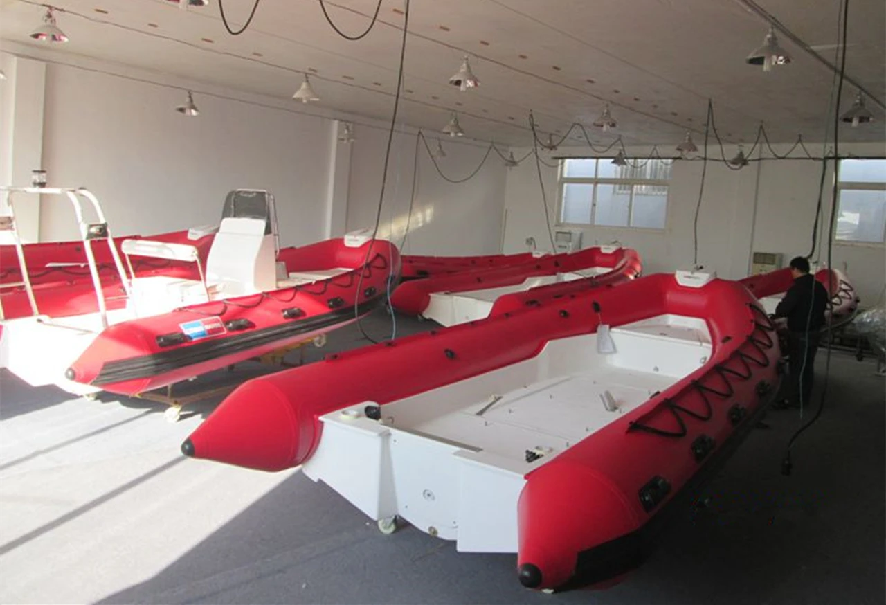 Liya 5.2 meters fabric hypalon motor powered boats inflatable rib boats