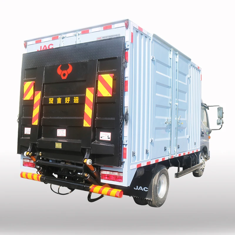 1500kg loading capacity  installed cargo truck tail lift platform