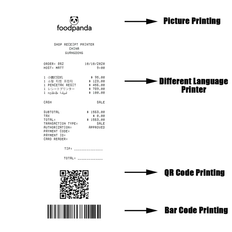Economical Customized Design YAEN Thermal Line Printing Cheapest Printer Pos Printer Home Printer Wholesale