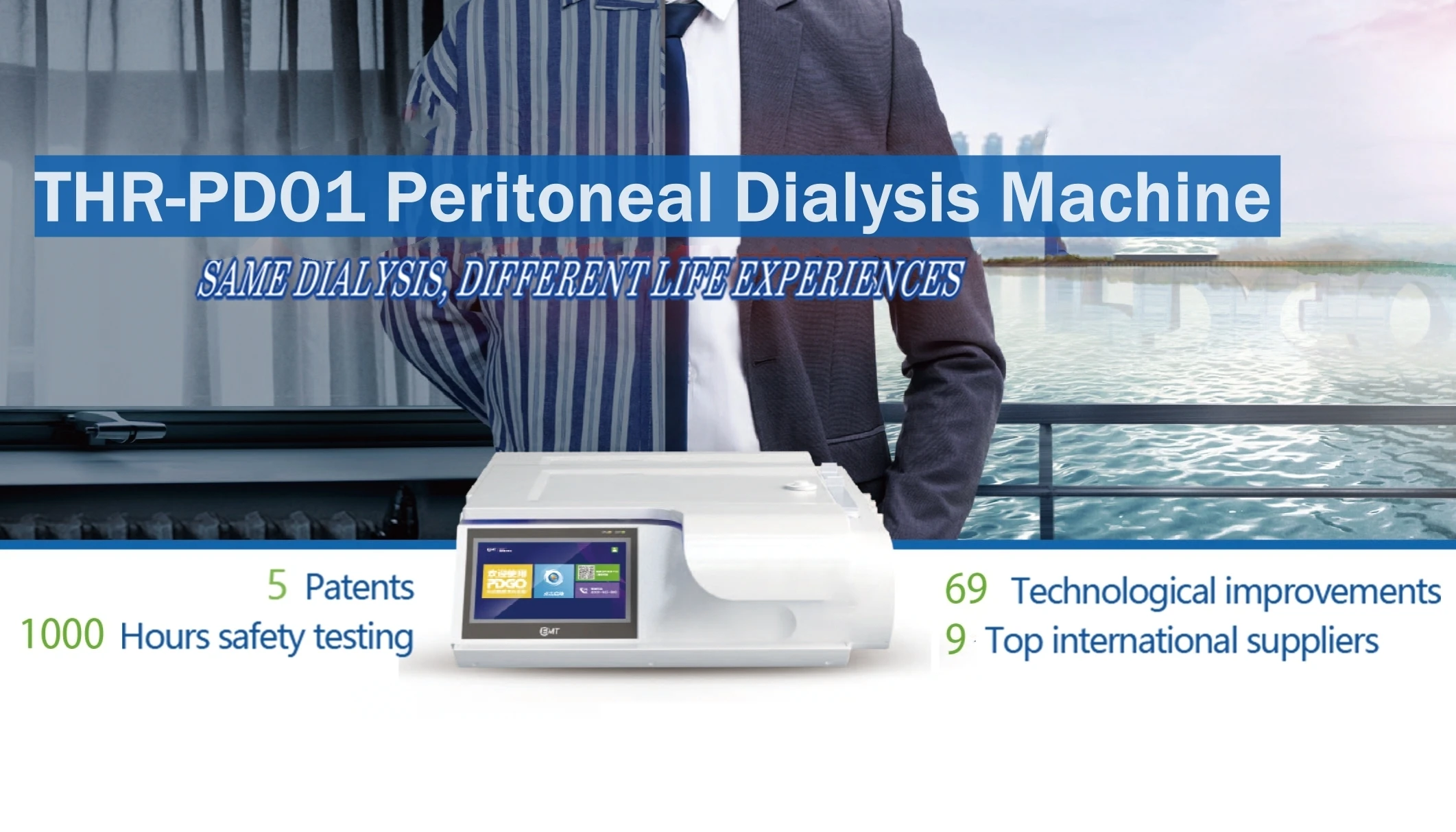 THR-PD01 Hospital Automated Kidney Peritoneal Blood Dialysis Device Medical Apd Machine
