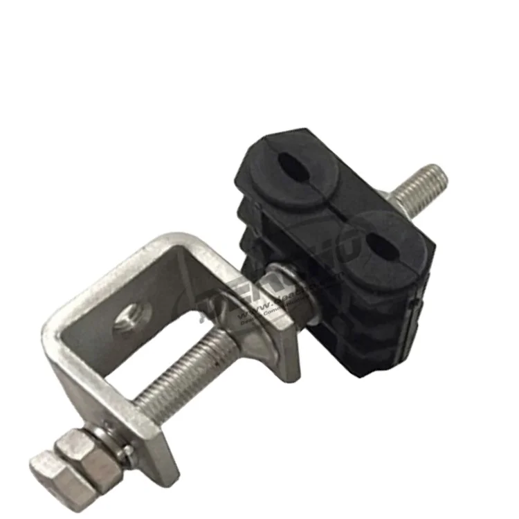 Cable clamp for fiber optic and power cable wireless tower 4-6mm cable fixing hanger