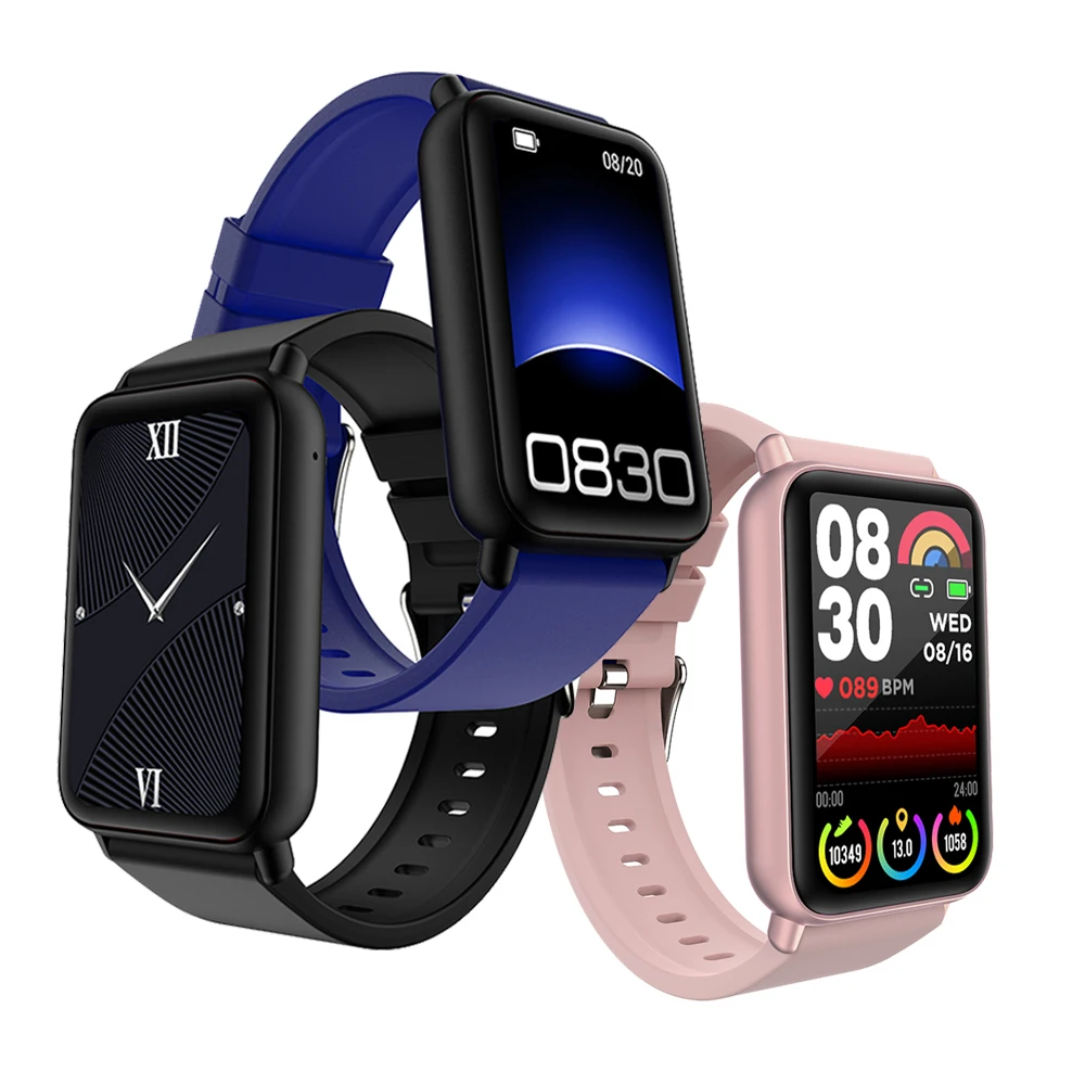 Vanssa factory Oem Men Women smart Watch Band health Monitor Ce Rohs Sport Fitness Tracker Reloj Smart Bracelets T68