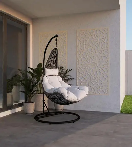 Decorative Laser Cut WPC screens & room dividers garden screens