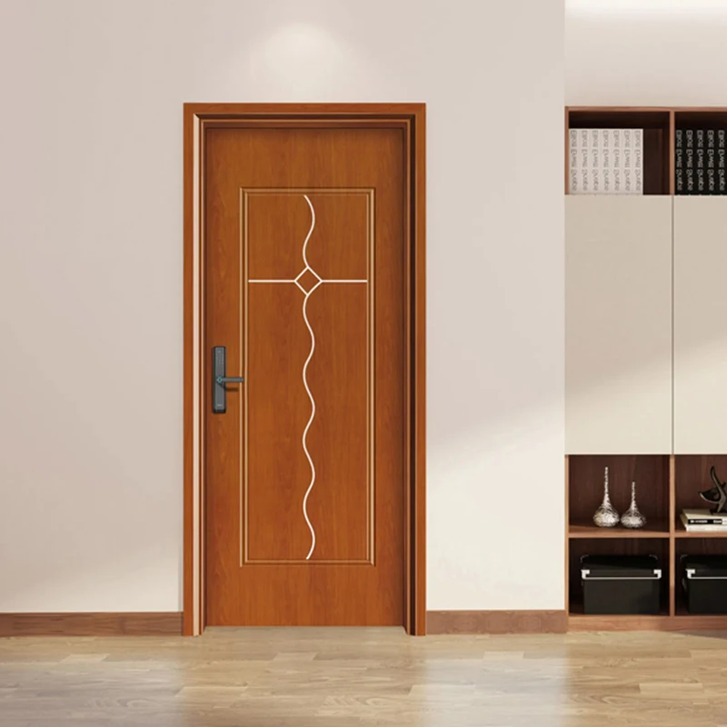 Latest design hidden wooden door wpc wood exterior door school doors manufacturer