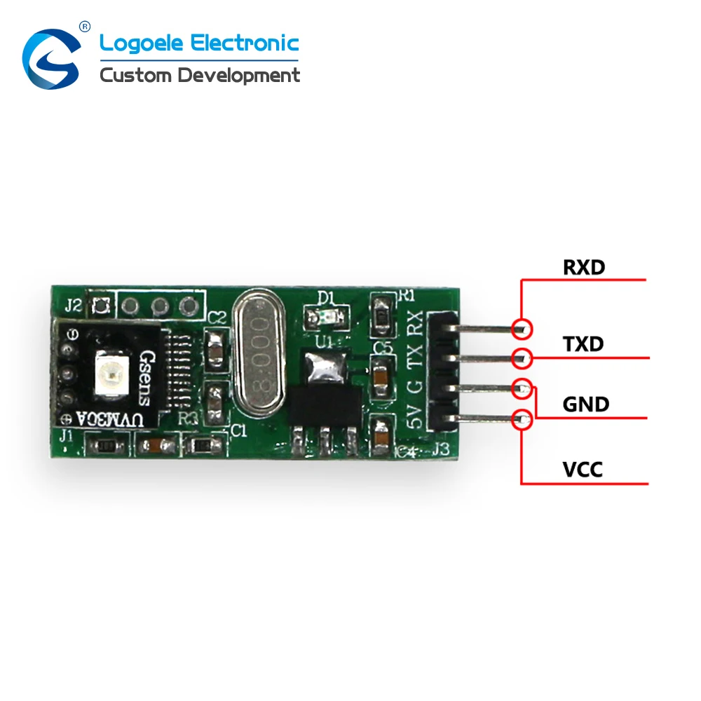 Digital Serial Port Output Solar Ultraviolet Intensity Module UV Light Sensor Module