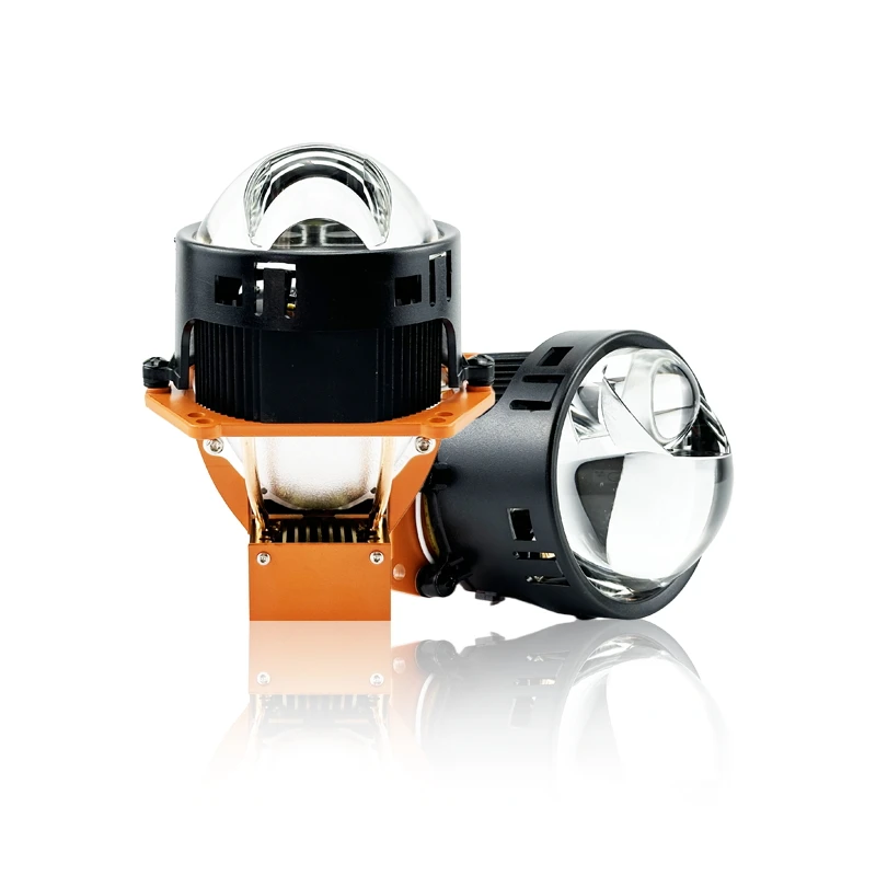 Bi-LED Laser Projector Headlights   6000K White Light New Condition 12V LED Car Bulb  Mini Audi