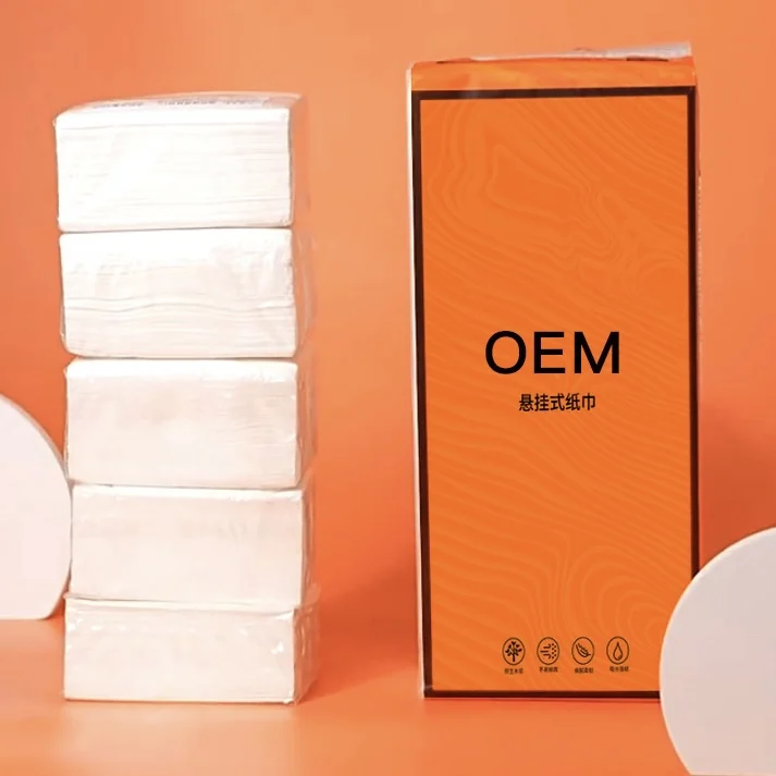 Tissue Paper virgin wood pulp 4ply 320 sheets customized OEM printing logos top soft cheap direct factory