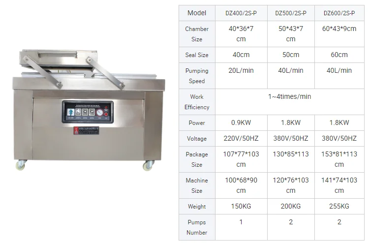Vacuum Sealing Machine Vacuum Packaging Machine For Seafood