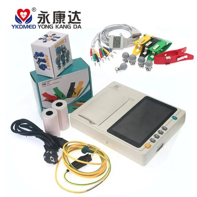 3 Channel Electrocardiogramm Electronic Home Handheld ECG Heart Machine Portable EKG Device YKD ECG-3030P Ecg/Ekg Machine