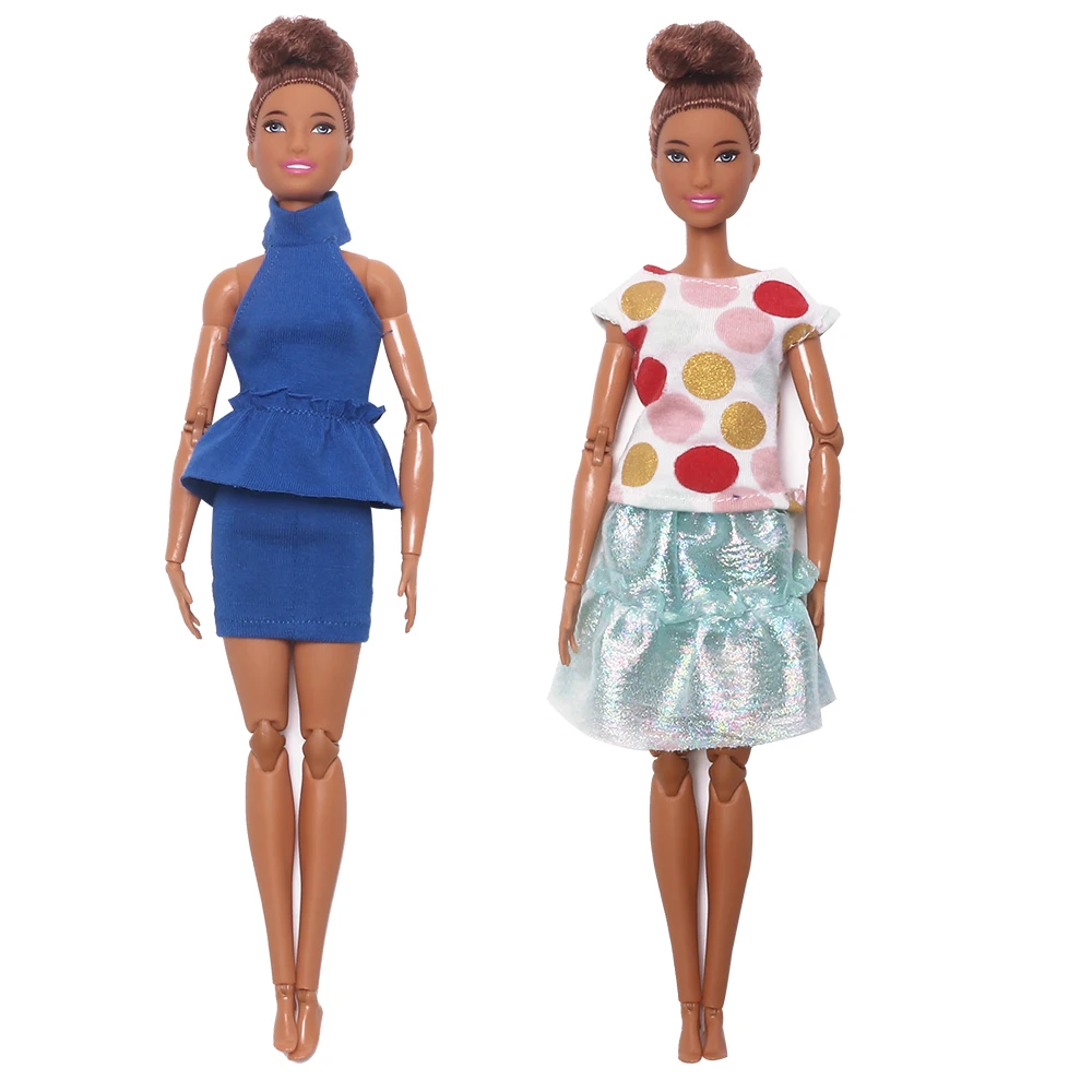 Newest Doll Dress Short Ballet Dresses For Barbie Doll Clothes Fashion Clothes For Barbie Dolls Outfits Doll