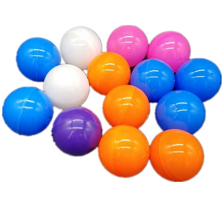 novelty 48 * 52 mm plastic transparent empty capsules vending toy egg