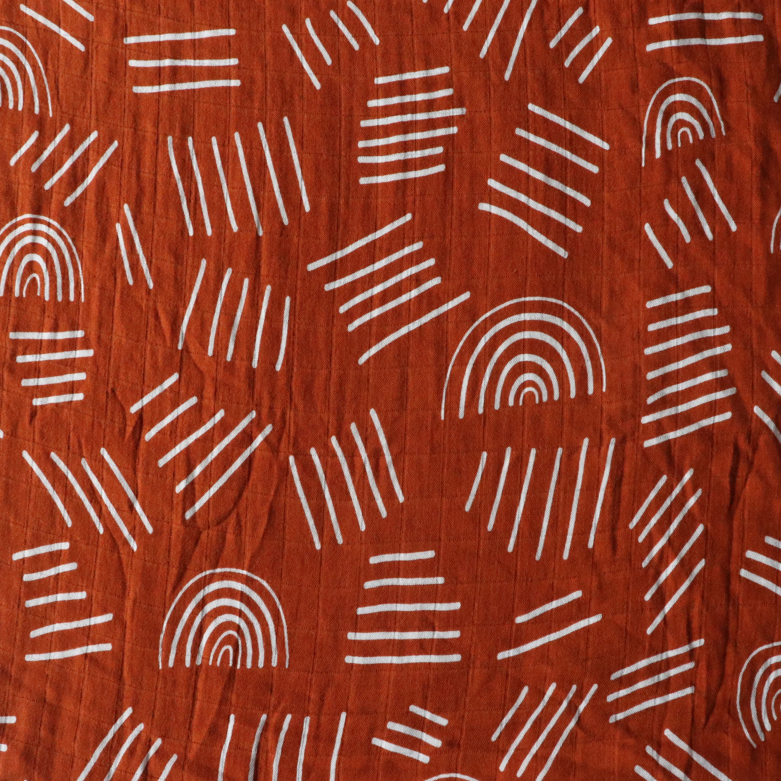 Bamboo Cotton Soft Muslin Wraps Printing Baby Muslin Swaddle Wrap Blanket