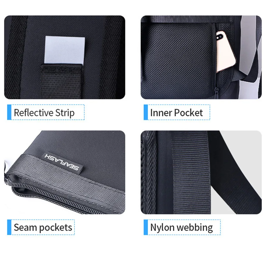 Popular Model Hot Sale Ipx7 Outdoor Travel Back Pack Workout Waterproof Dry Men Bags