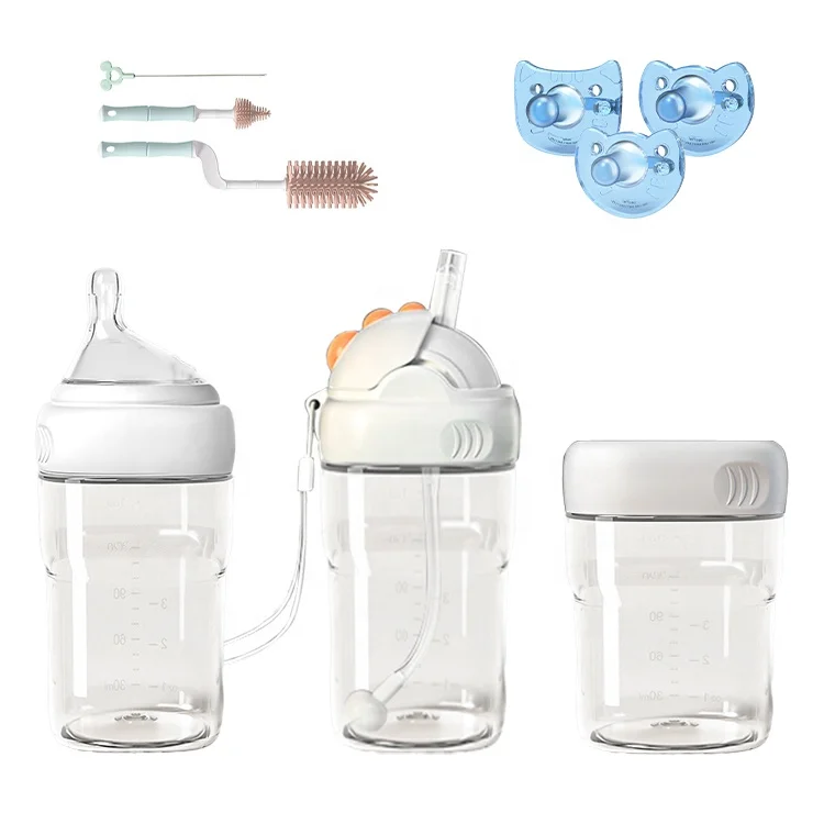 
OEM ODM Custom Anti-Colic BPA Free PPSU Baby Water Milk Feeding Bottle 
