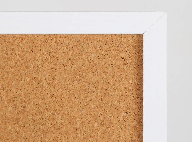 40x60cm Natural Wood Frame CorkBoard Whiteboard Type for Home Decoration