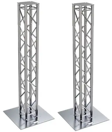 DIY Heavy Duty Metal DJ Truss Stand Square Frame Mobile Lighting Bar Disco Stand