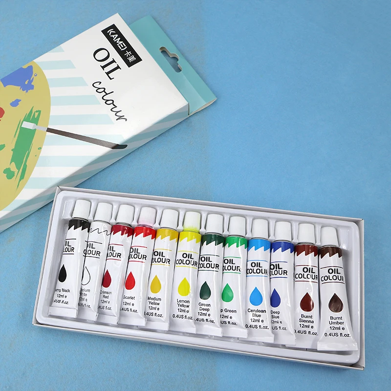 Promotional quality 12ml tubes water color paper painting watercolor set