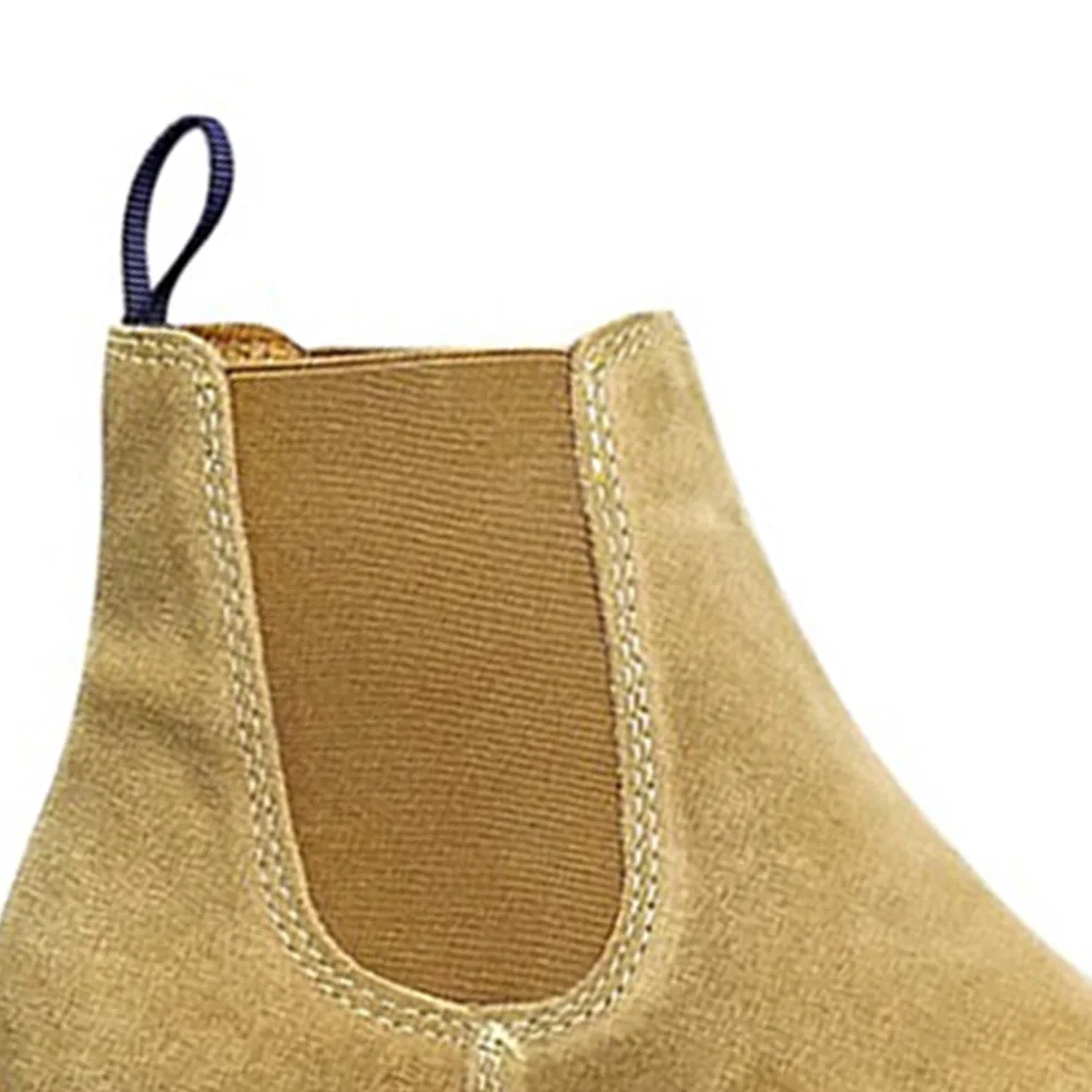 Brown color chelsea boots