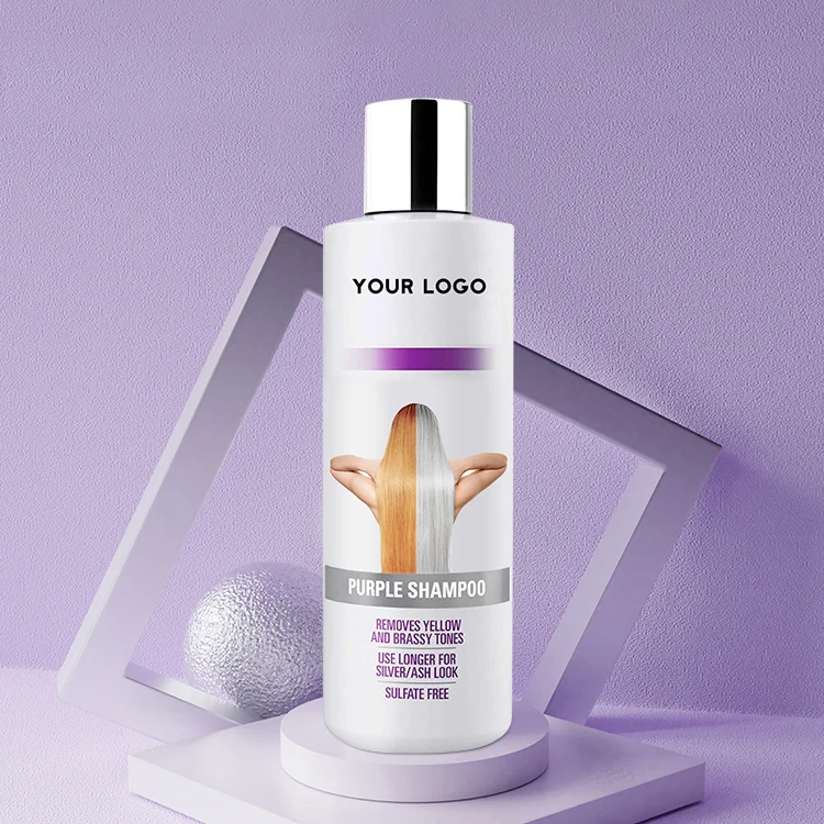 OEM silver shampoo private label organic sulphate free