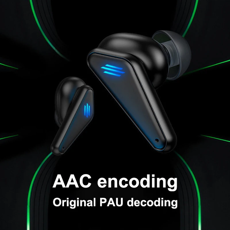 FOVigour Wireless Earbuds Blue-tooth Headphones Game/Music Mode TWS Earphones in-Ear Headset with Charging Case Gaming Earbud