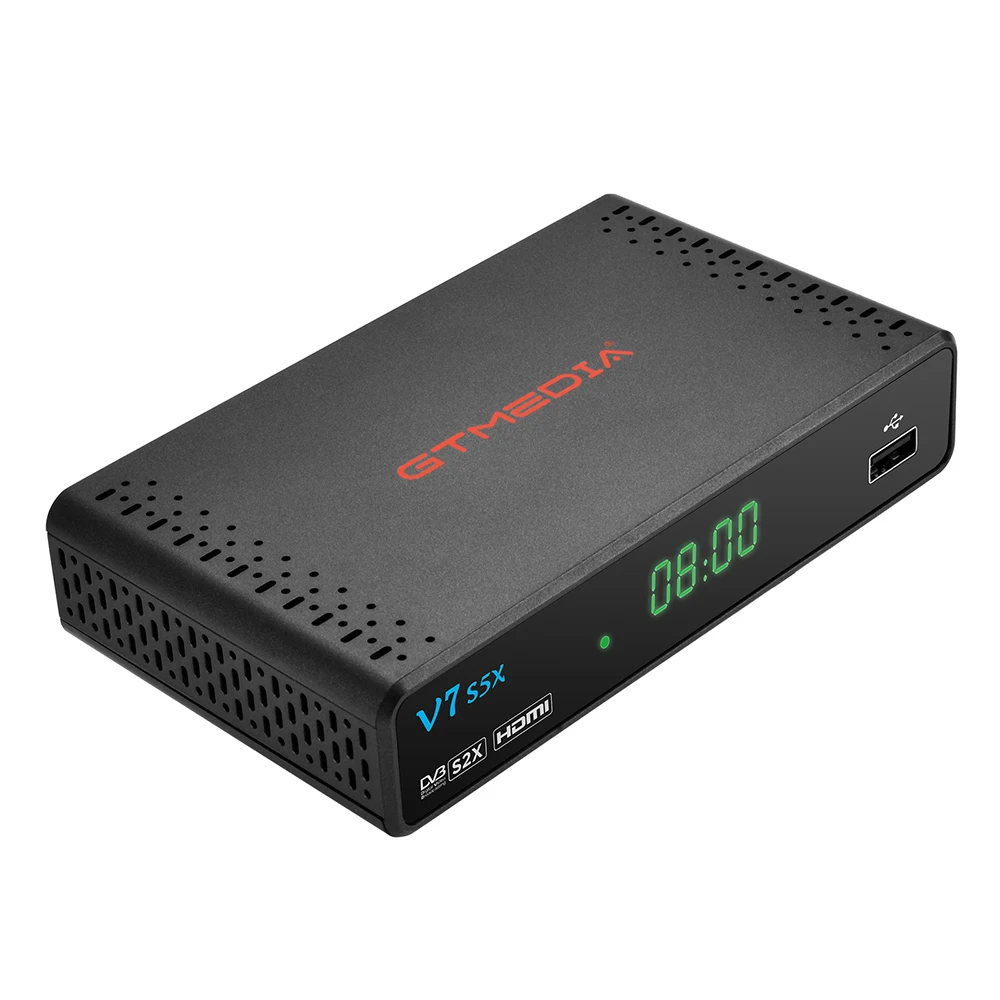 GTMEDIA V7S5X satellite receiver DVB S2X Decoder FTA Auto B iss Power Vu Satellite TV