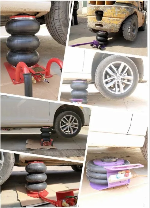 Пневматический воздушный пакет, тройной воздушный домкрат