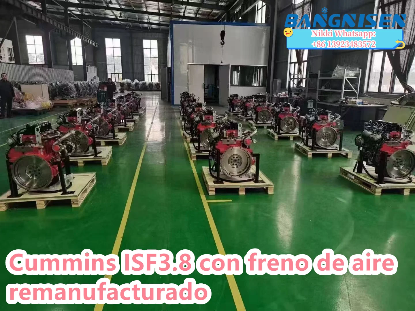 Восстановленный двигатель Cumminss ISF3.8 идеально подходит для Freightlinerr M2 106 Fusoo Canter 3500 и многое другое