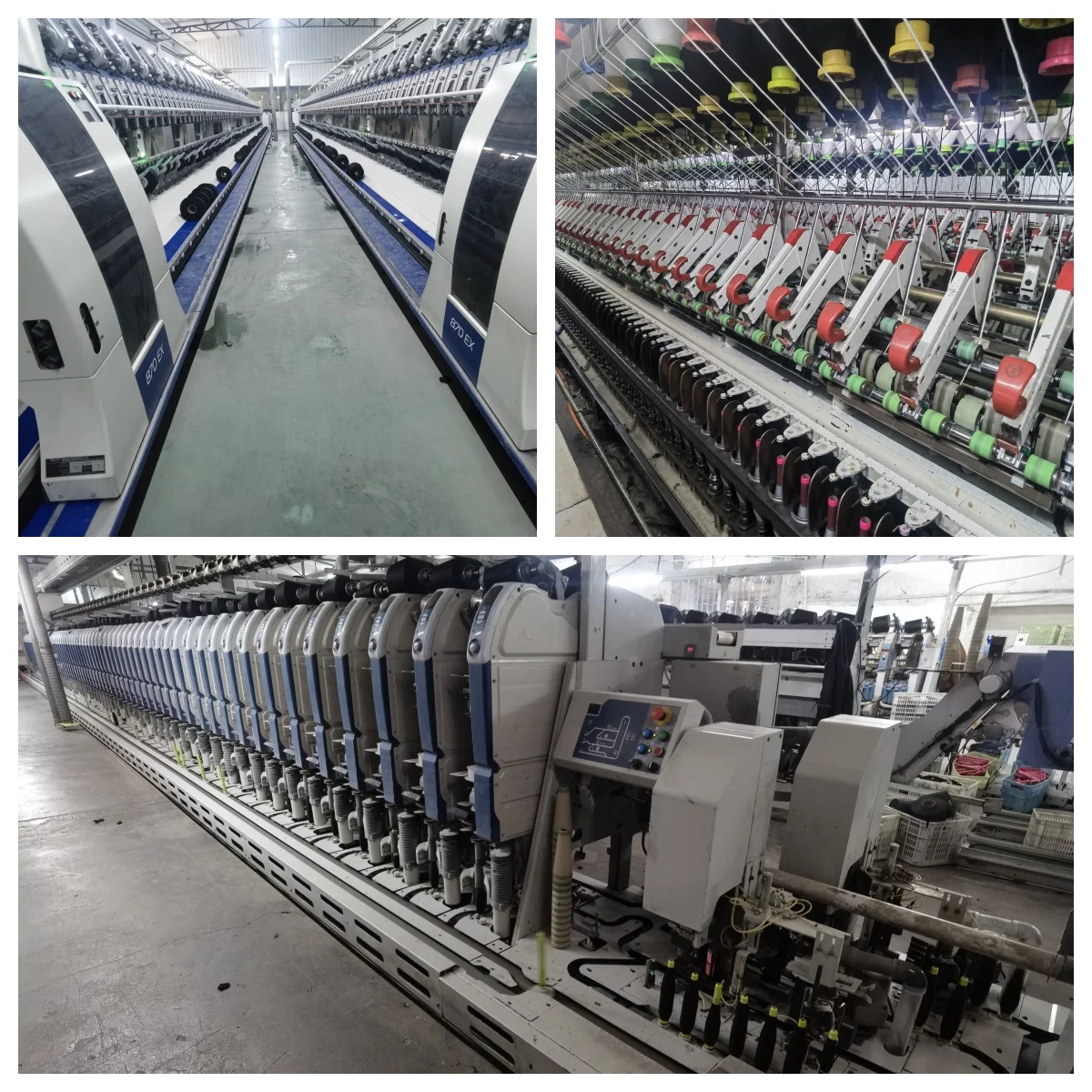 Заводская поставка черная 100% полиэфирная пряжа компактная Siro прядильная текстильная для вязания одежды